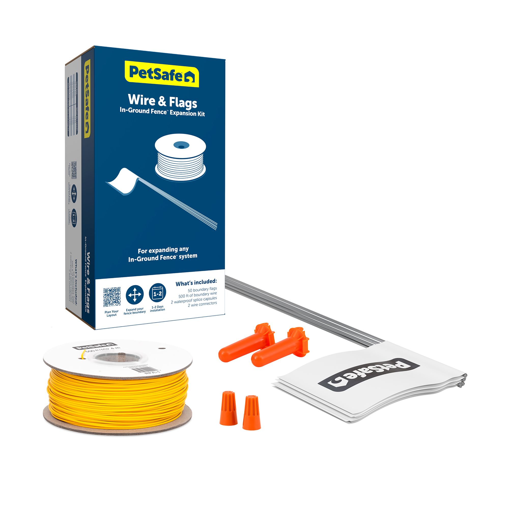 PetSafe Fence Wire and Flag Kit 50 Boundary Flags and 500 ft of Wire In Ground Fence