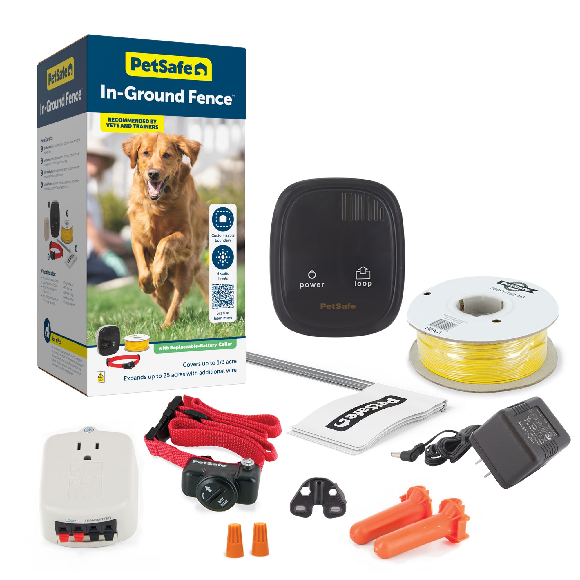  PetSafe Rechargeable In-Ground Pet Fence for Dogs and