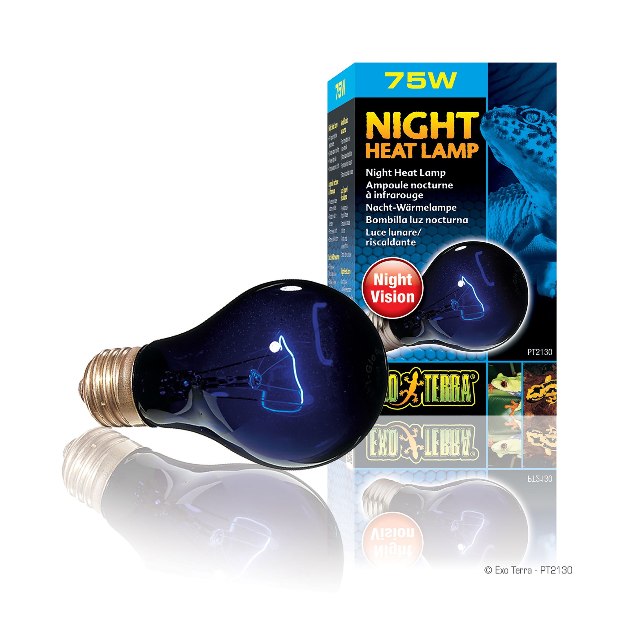 Night black shop heat bulb