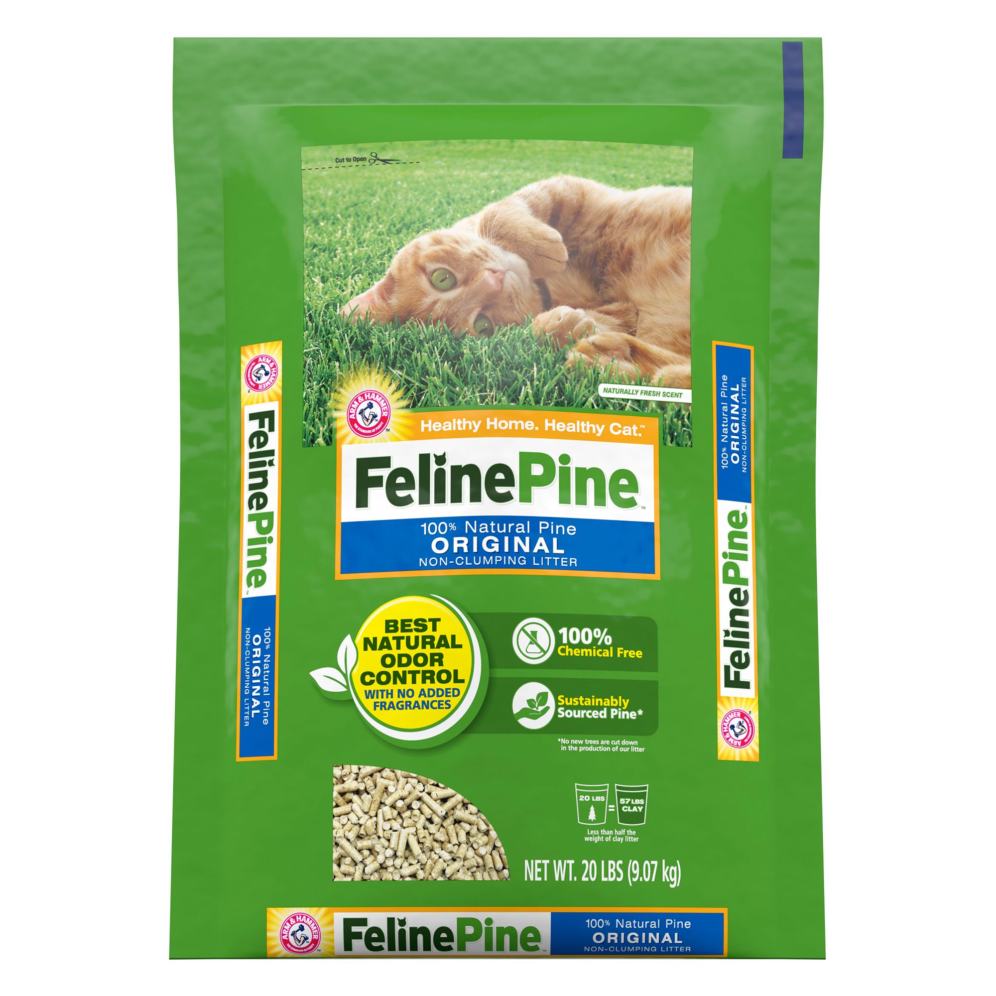 Pine Pellet Cat Litter Flushable