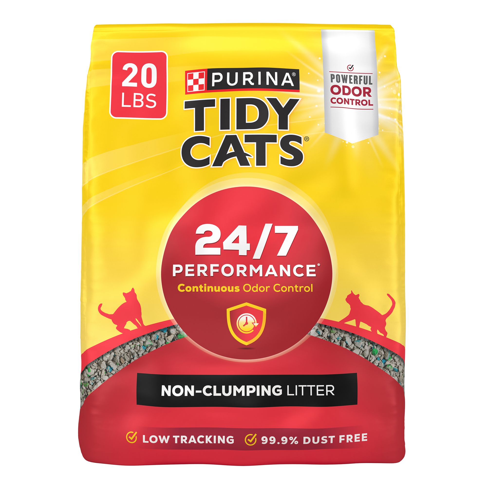 Purina Tidy Cats 24 7 Performance Non Clumping Multi Cat Clay