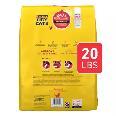 Product Purina® Tidy Cats® 24/7 Performance Non-Clumping Multi-Cat Clay Cat Litter - Low Dust