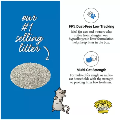 Dr. Elsey s Precious Cat Ultra Clumping Multi Cat Clay Cat Litter Unscented Low Tracking