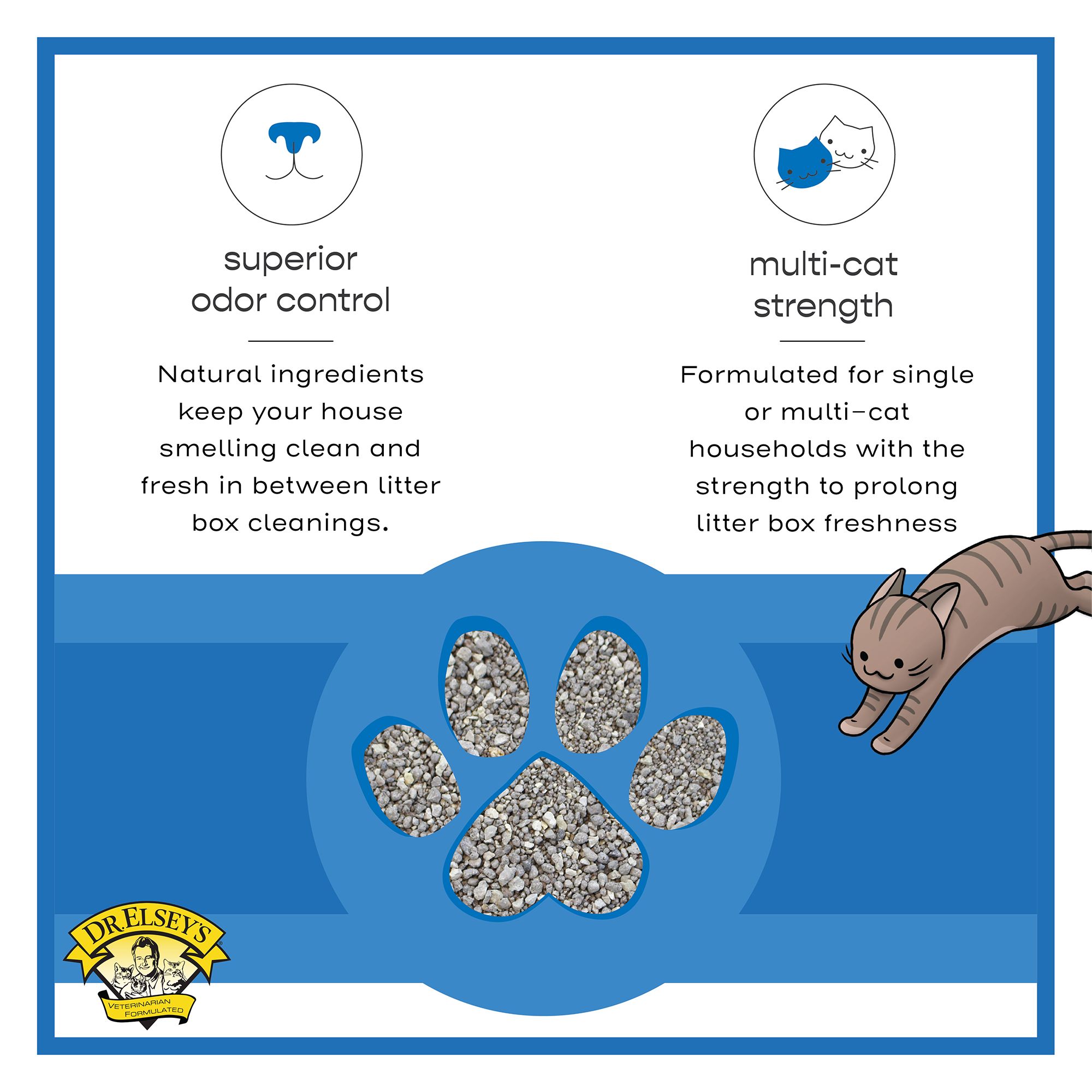 Dr. Elsey's Precious Cat Ultra Clumping Multi-Cat Clay Cat Litter - Unscented, Low Tracking - thumbnail 5