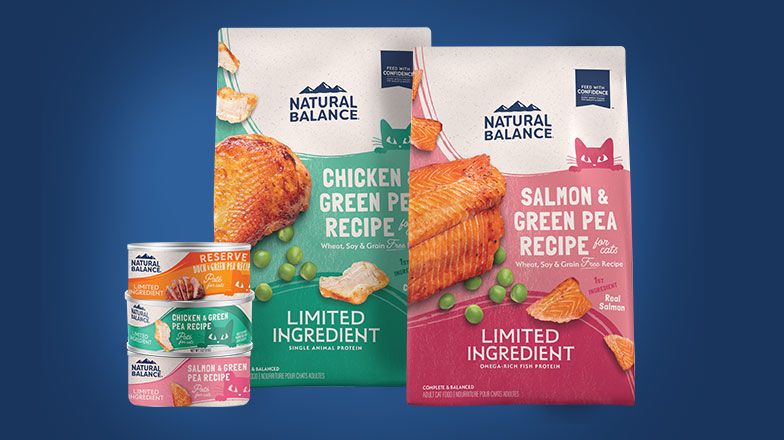 one can and two bags of natural balance limited ingredient cat food