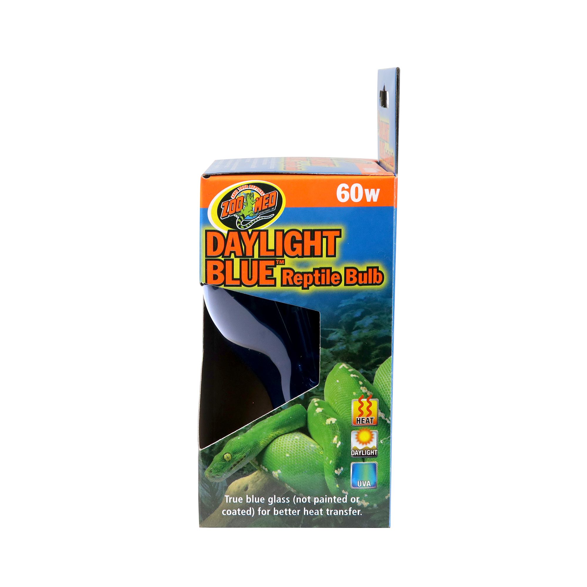 Zoo Med Daylight Blue Reptile Bulb Daytime Heat Bulb for Terrariums - 60-100 watt - thumbnail 4