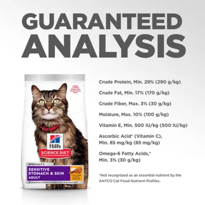 Product Hill's® Science Diet® Sensitive Stomach & Skin Adult Dry Cat Food - Chicken