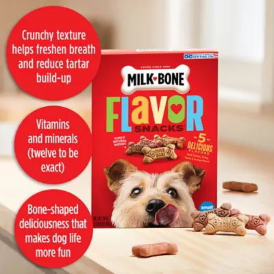 Product Milk-Bone Flavor Snacks Dog Treat All Ages - Sausage