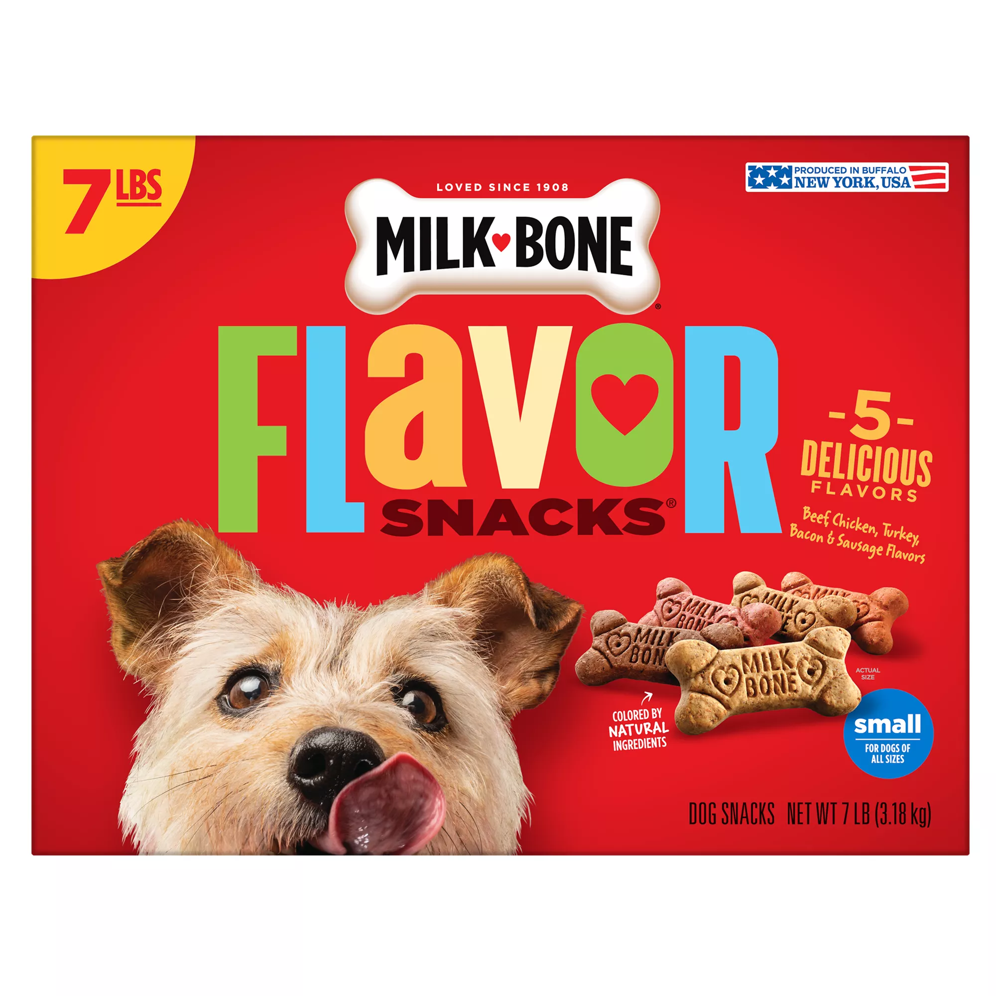 Milk-Bone Flavor Snacks Dog Treat All Ages - Sausage