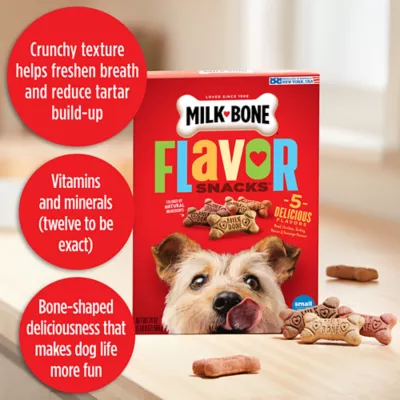 Product Milk-Bone Flavor Snacks Dog Treat All Ages - Sausage