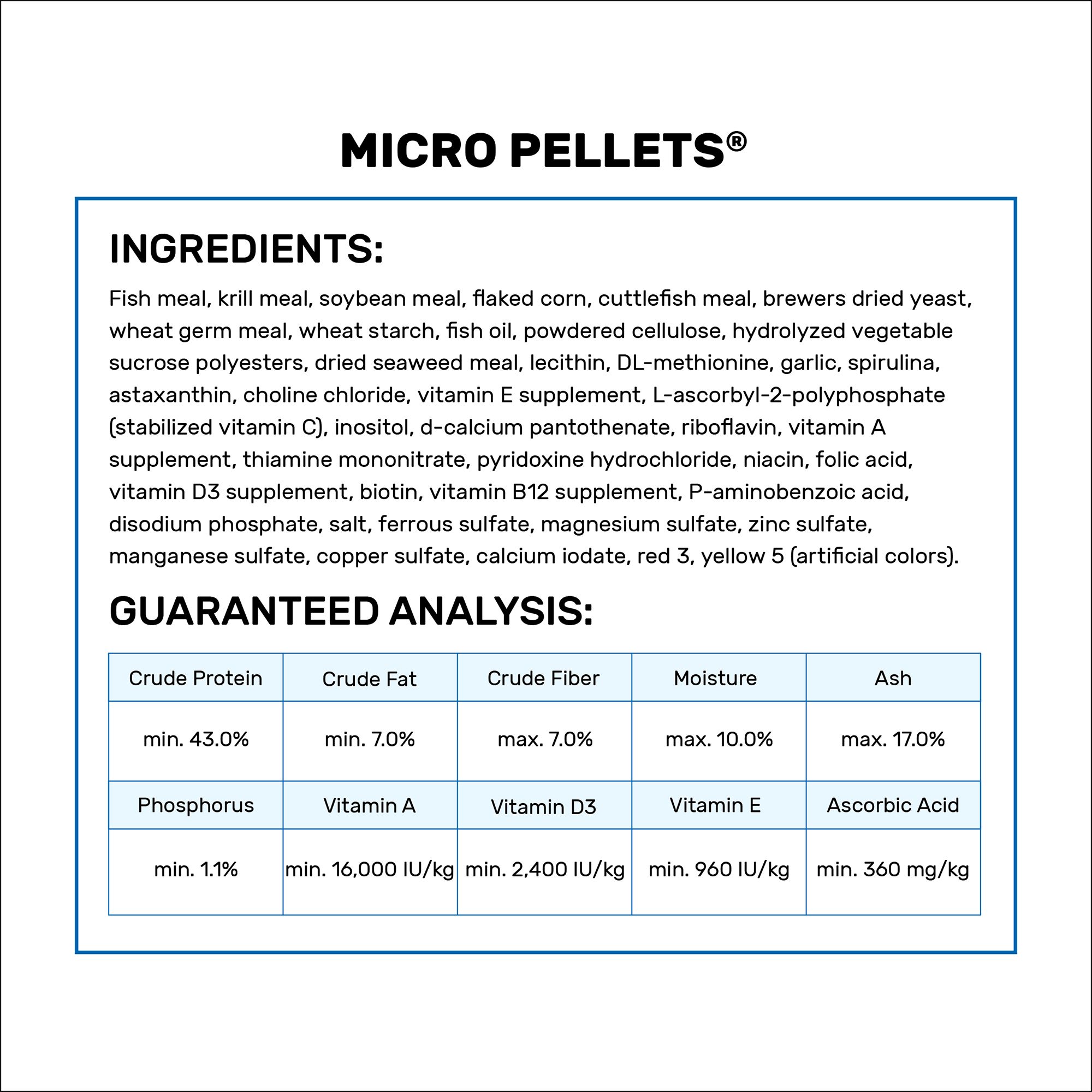 Hikari® Micro Pellets® Tropical Fish Food Complete Diet - thumbnail 4
