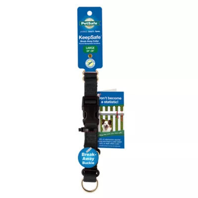 Product PetSafe® KeepSafe Break-Away Collar - 3/4 in to 1 in Wide - Black - Adjustable Sizes