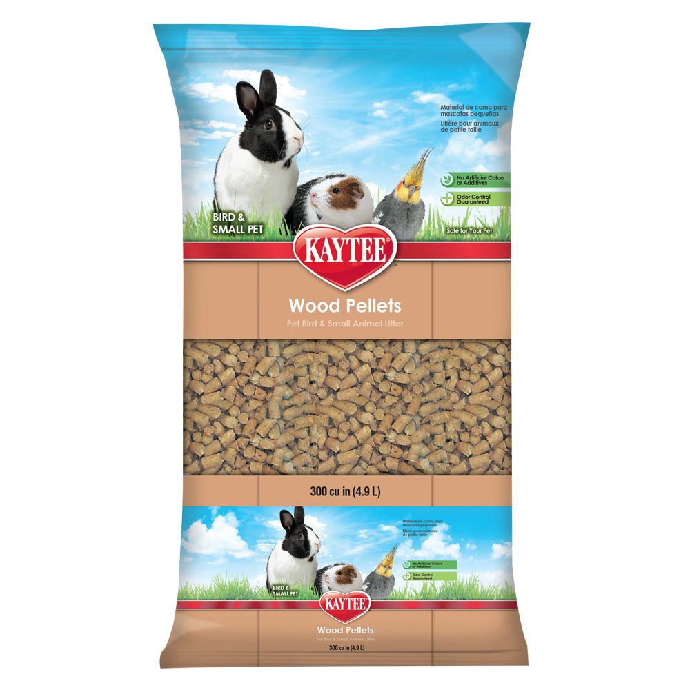 Kaytee Wood Pellets Bird Small Animal Bedding Litter 8 lbs