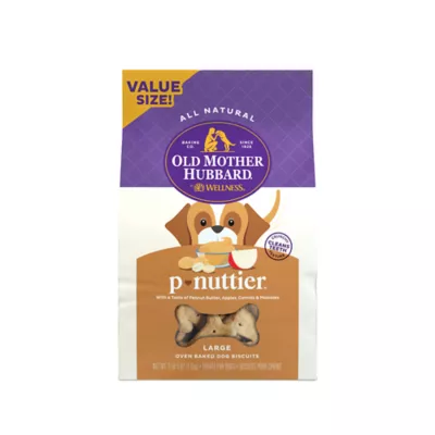 Product Old Mother Hubbard® P-Nuttier Large Biscuit Dog Treats - Natural