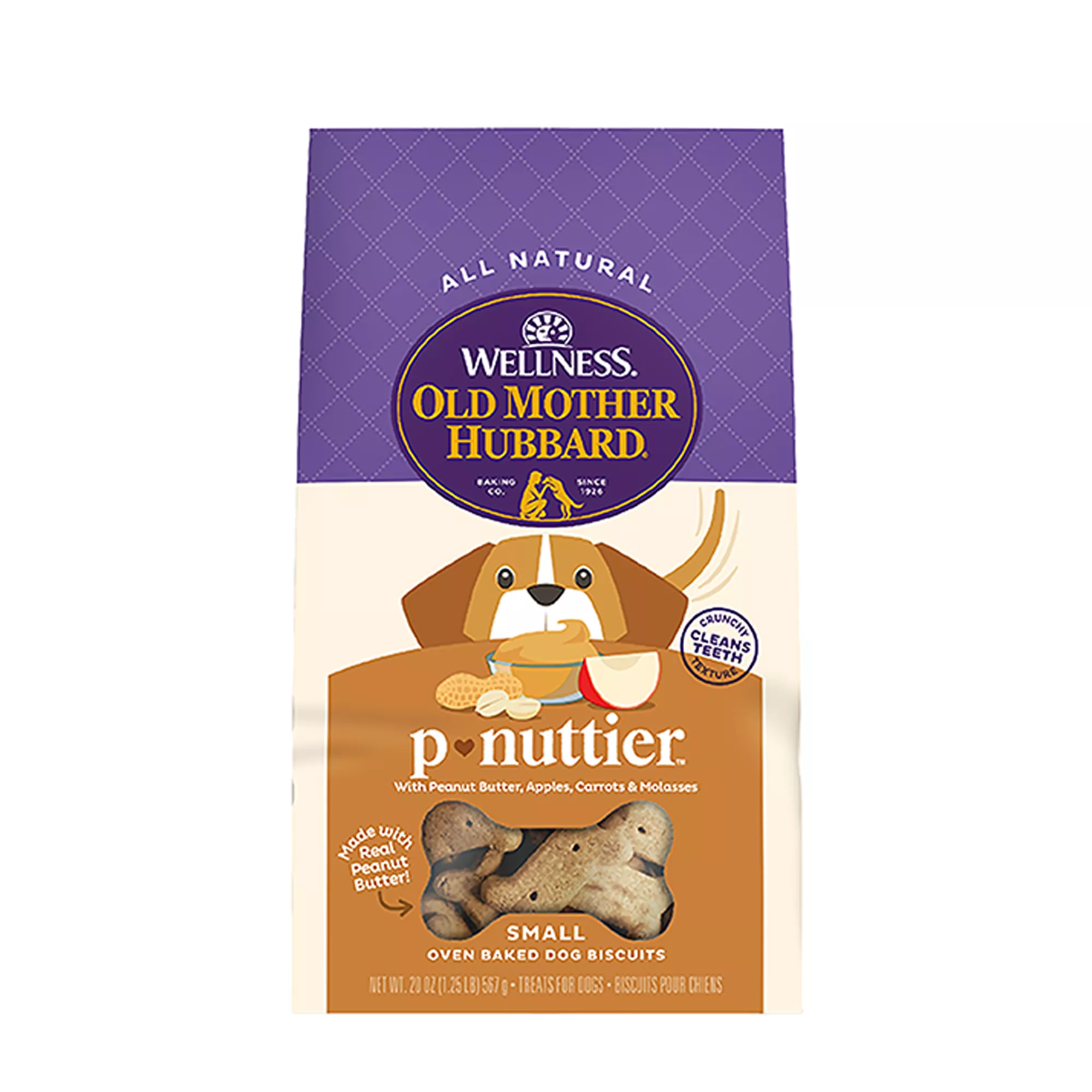 Old Mother Hubbard® P-Nuttier Small Biscuit Dog Treats - Natural