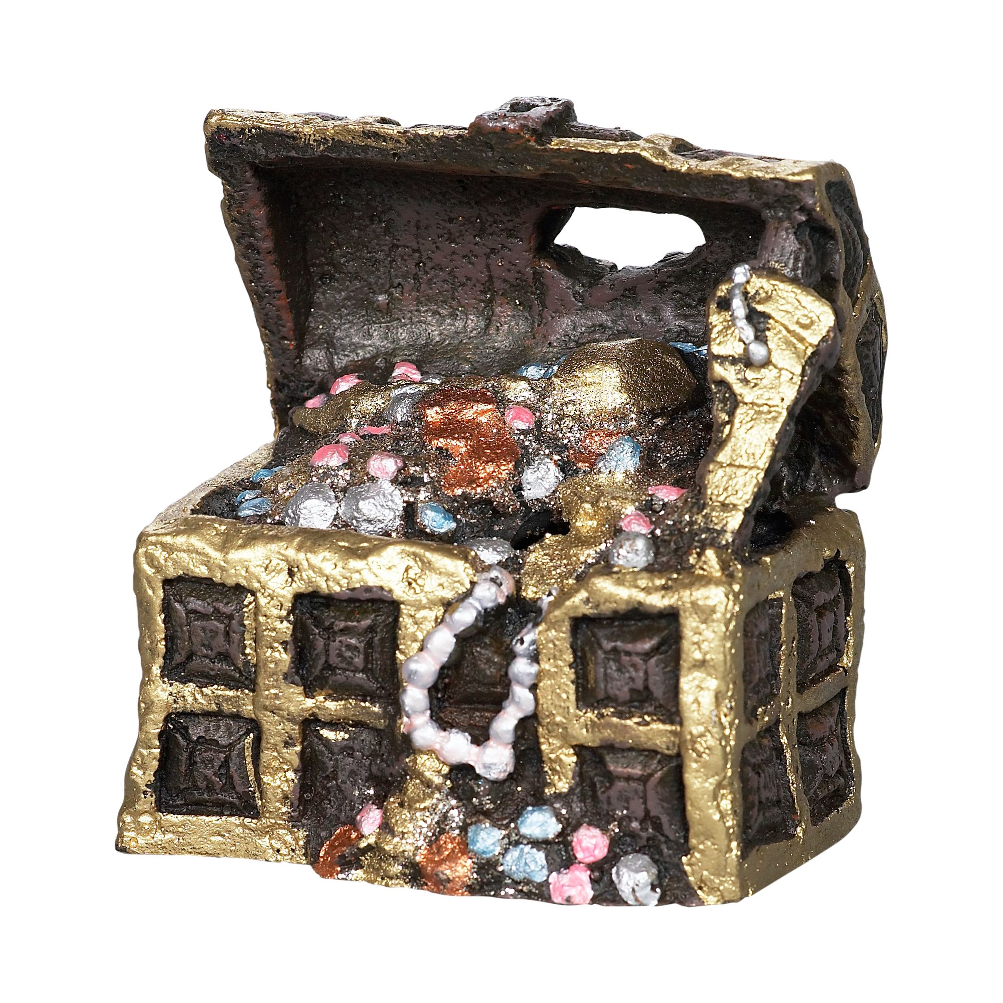 Top Fin Treasure Chest Aquarium Ornament fish Ornaments PetSmart