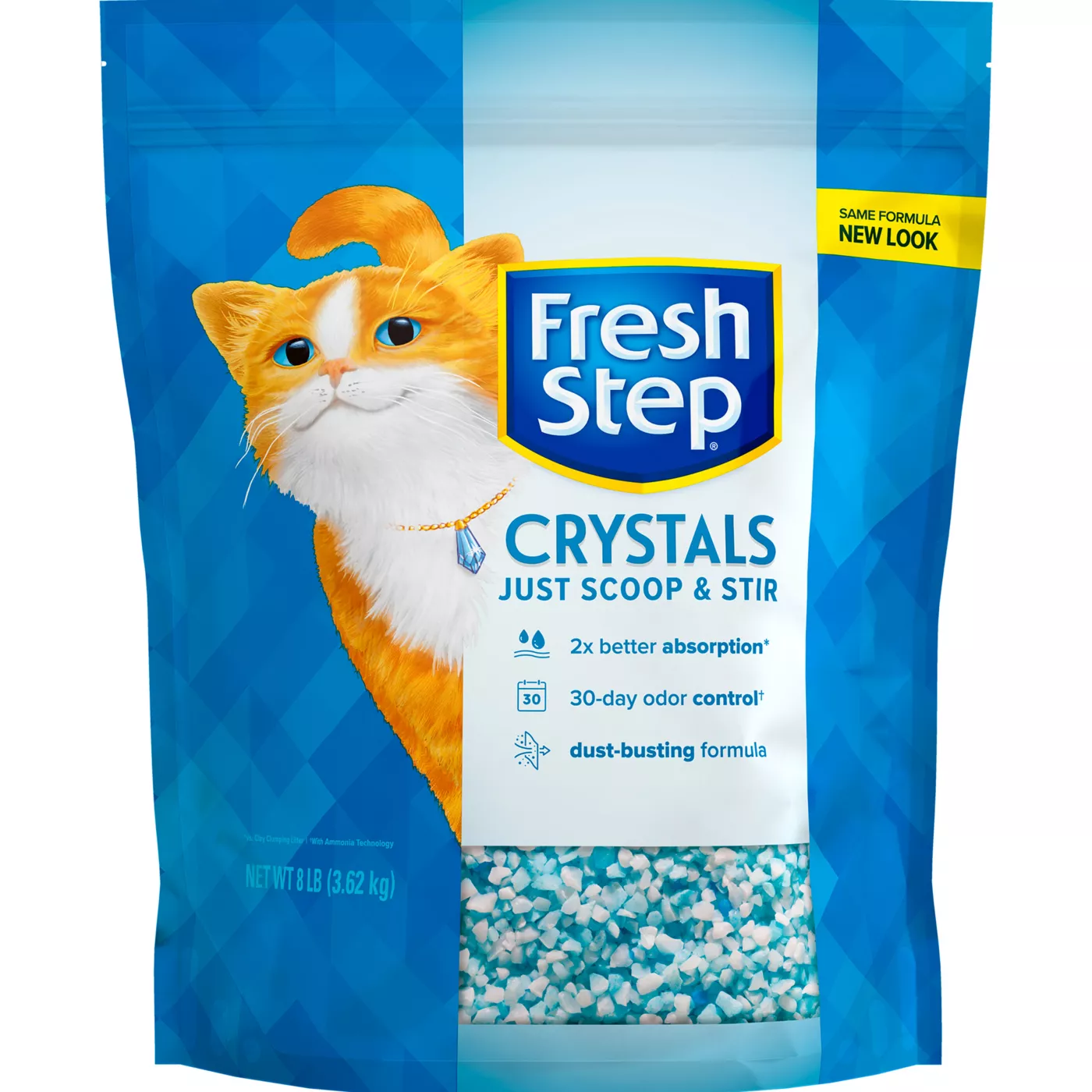 Fresh Step Crystals Silica Cat Litter Lightweight