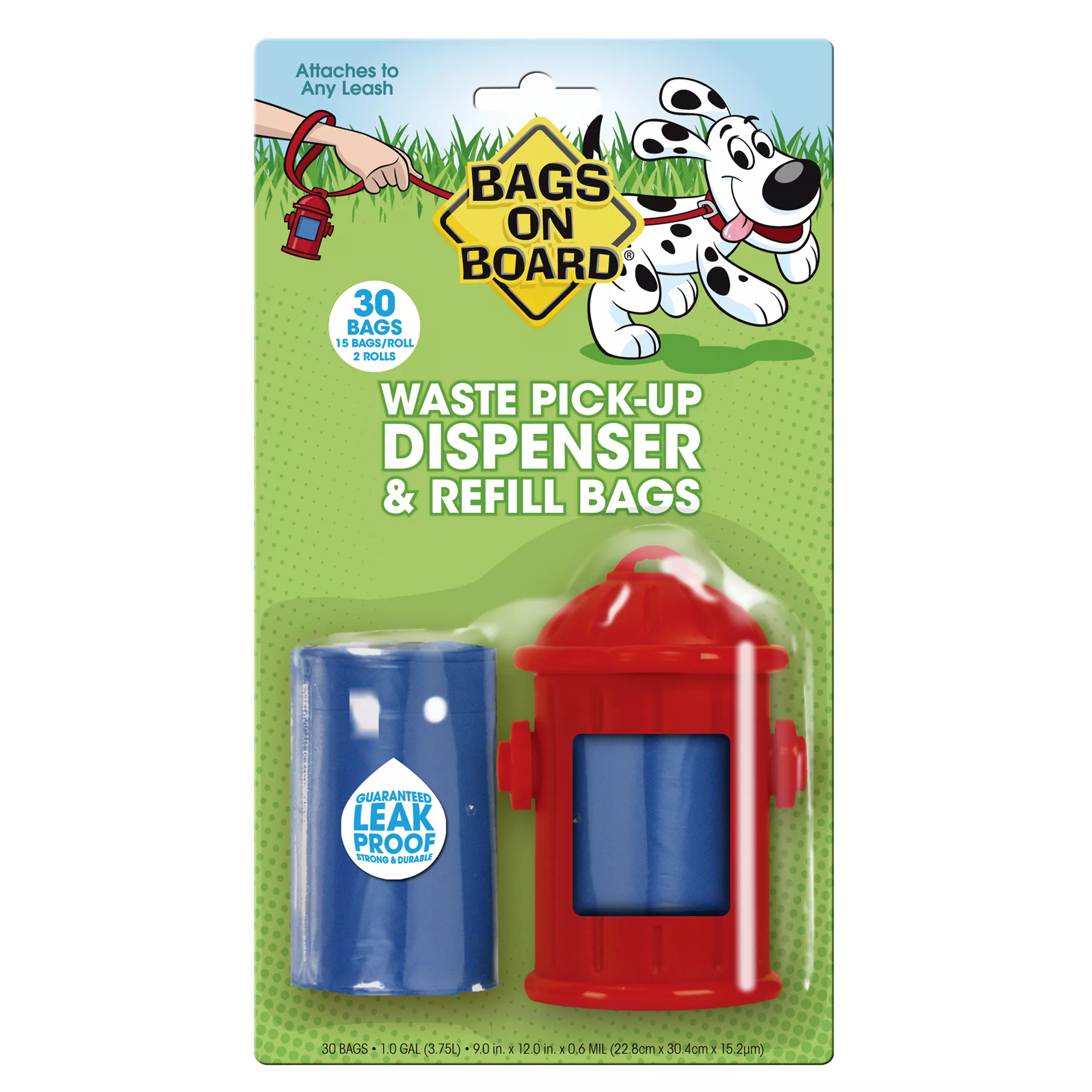 Bags on Board® Fire Hydrant Pet Poop Bag Dispenser