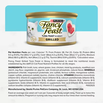 Fancy Feast®  All Life Stages Cat Wet Food - Grilled, 3 OZ - Image 8