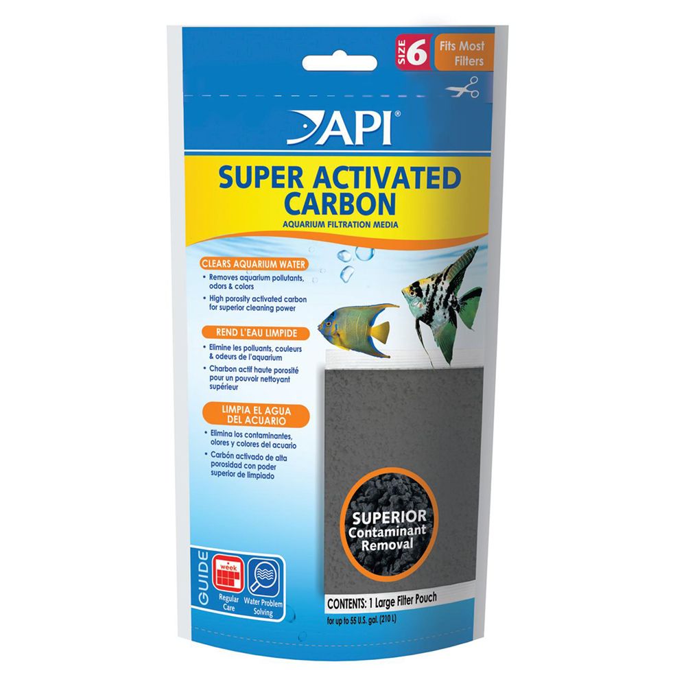 API® Filstar Super Activated Carbon Aquarium Filter Pouch fish Filter