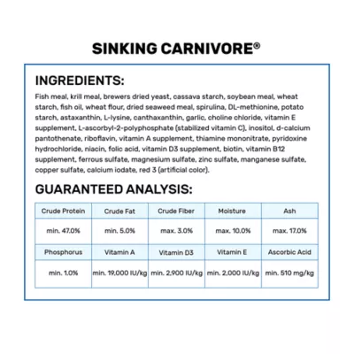 Hikari® Sinking Carnivore® Pellets Fish Food - Image 4
