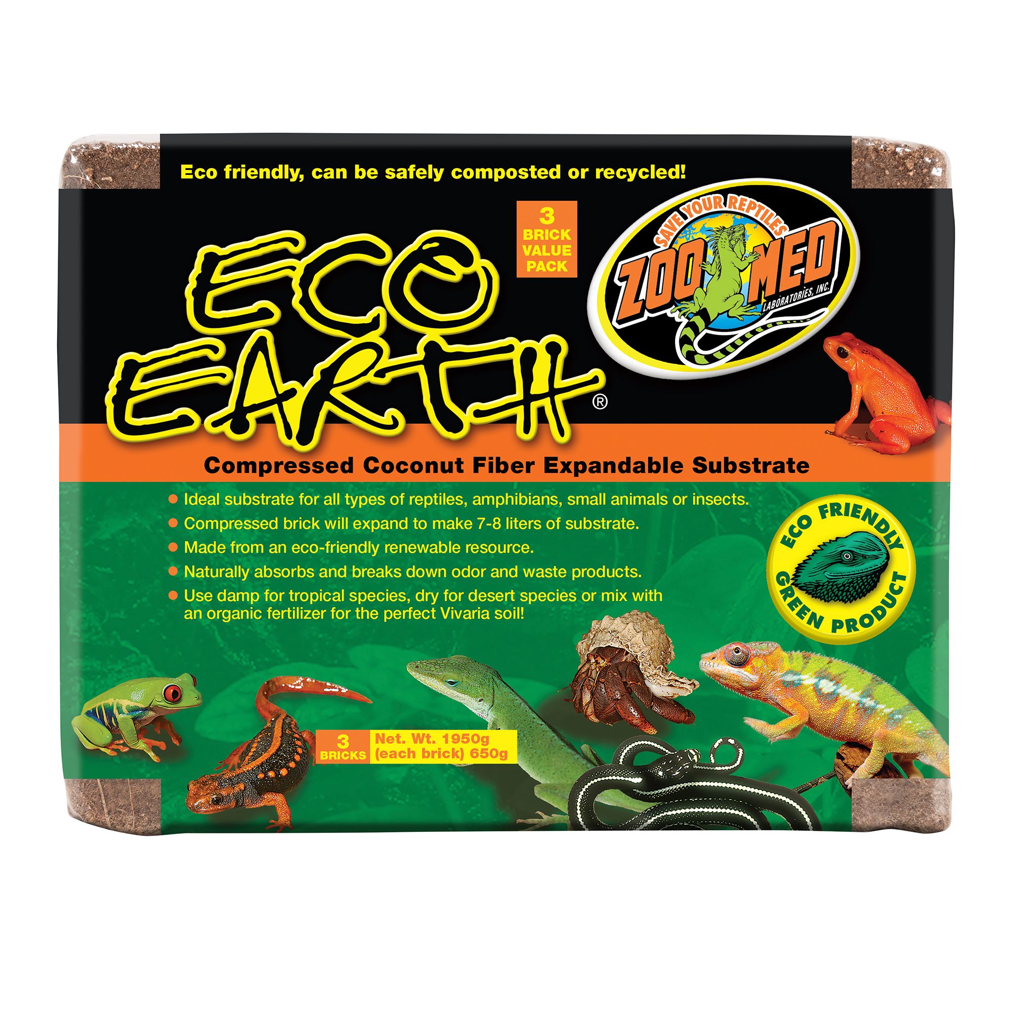 Zoo med eco earth brick 2024 3 pack