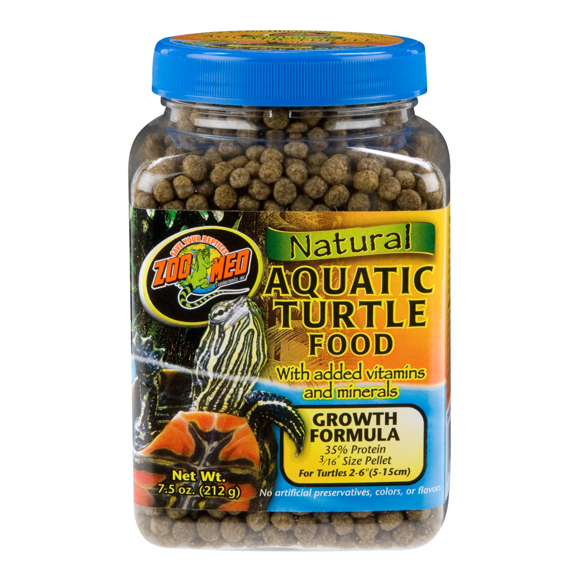 Zoo Med Growth Formula Natural Aquatic Turtle Food