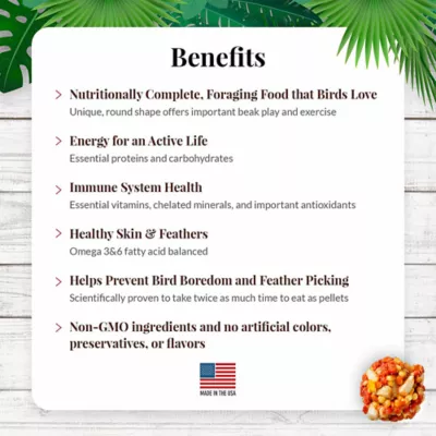 Product Lafeber's® Nutri-Berries Tropical Fruit Parakeet & Cockatiel Food