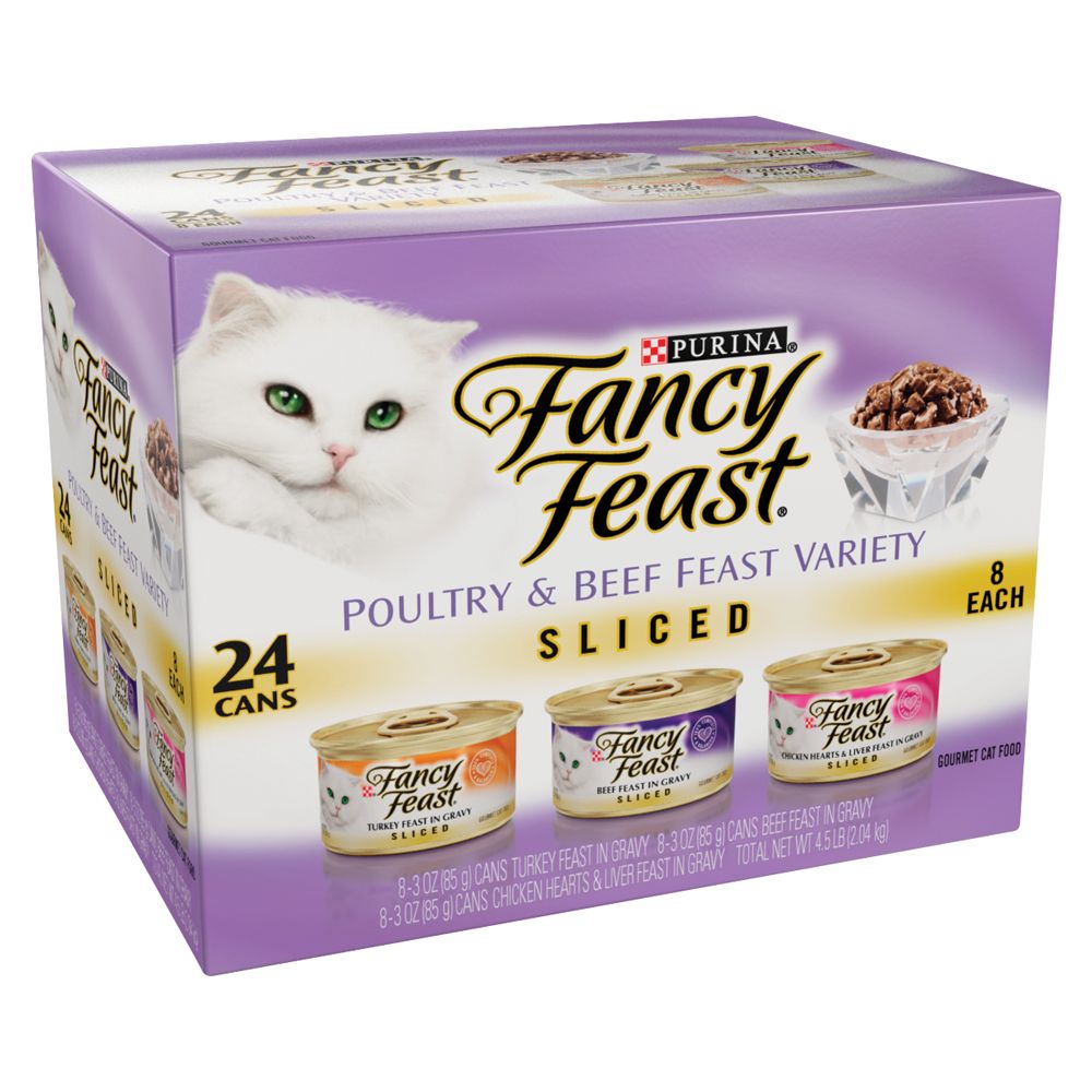 fancy feast sliced