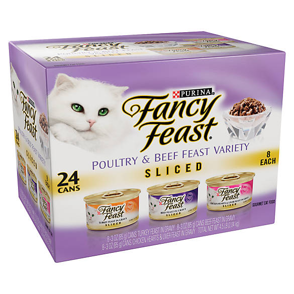 Fancy Feast® Sliced Poultry & Beef Feast Variety Pack for Cats cat