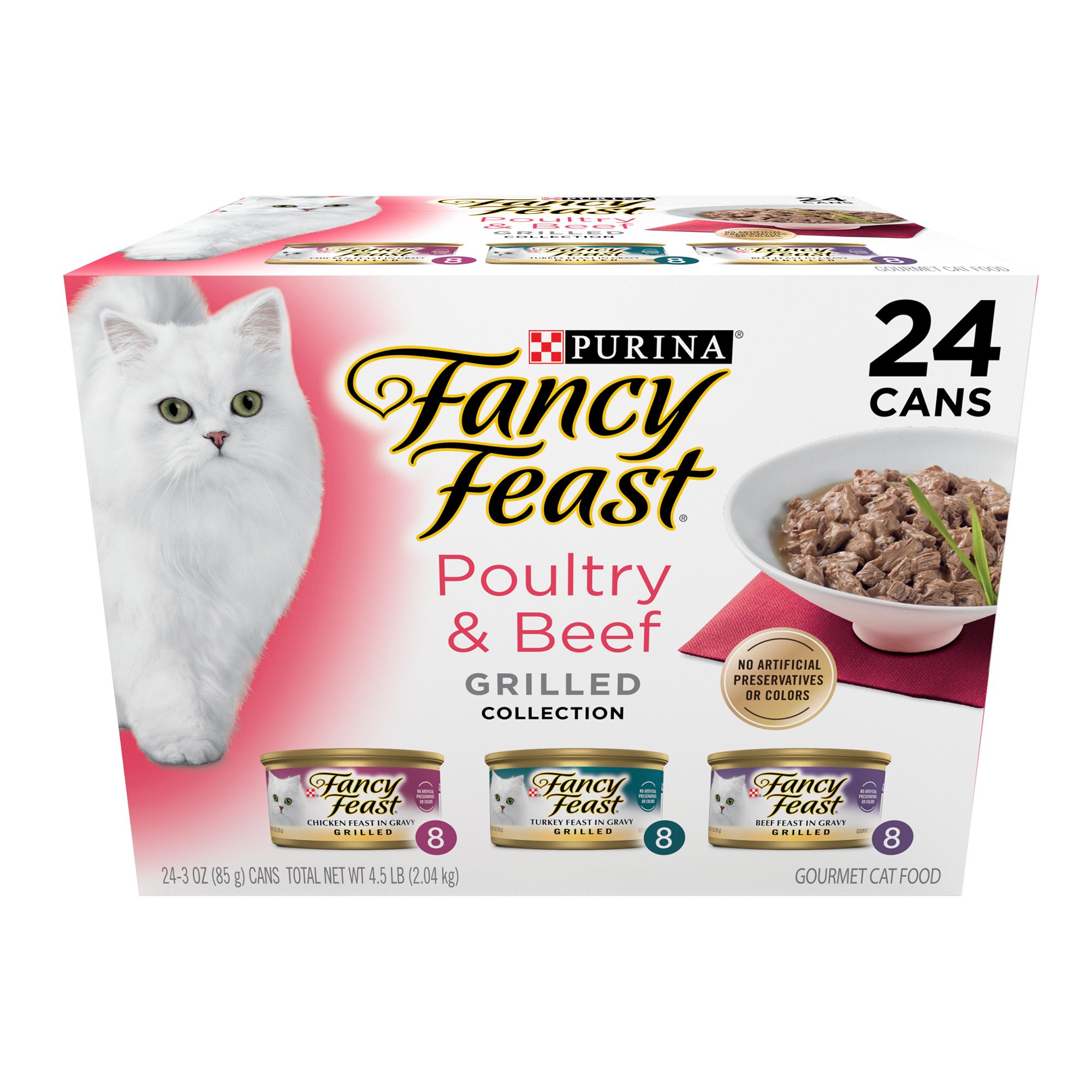 Fancy feast wet 2024 cat food flavors