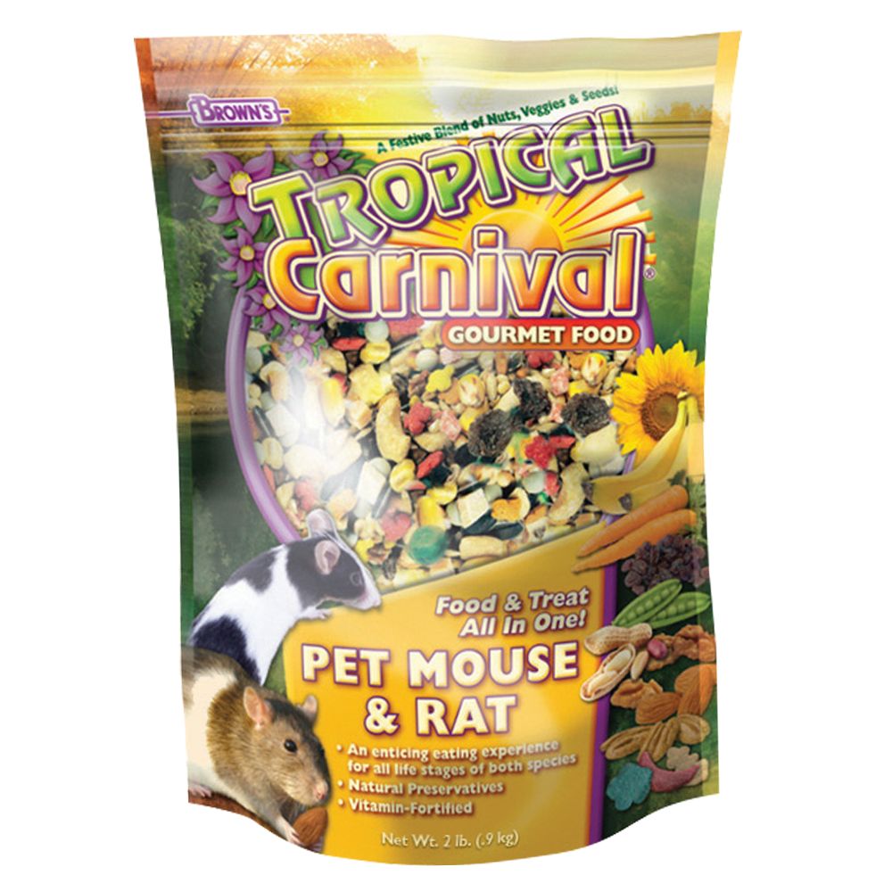 Brown s Tropical Carnival Gourmet Mouse Rat Food