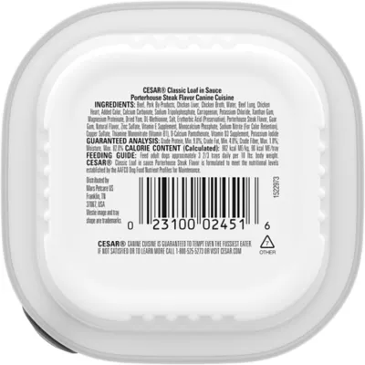 Product Cesar® Classics  Adult Wet Dog Food - Loaf, 3.5 Oz.