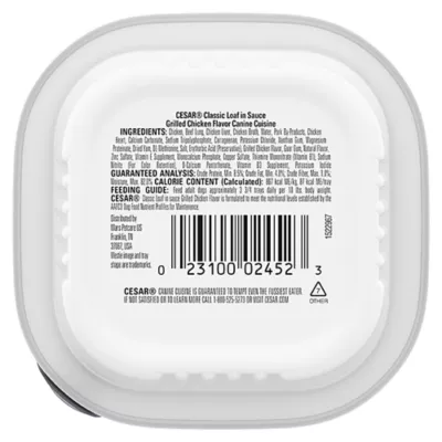 Product Cesar® Classics  Adult Wet Dog Food - Loaf, 3.5 Oz.