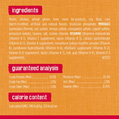 Product Purina® Friskies®  Adult Cat Wet Food - 6.04 oz., Real Meat, High-Protein