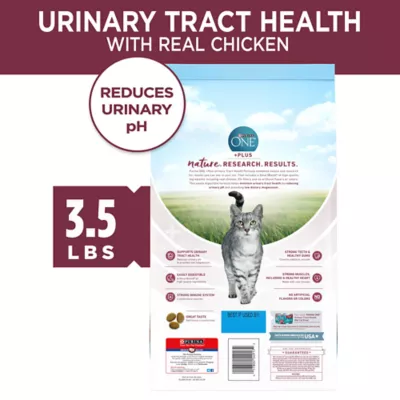Product Purina ONE® +Plus Urinary Tract Adult Cat Dry Food - Chicken, High-Protein