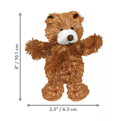 KONG® Teddy Bear Dog Toy - Plush, Squeaker - Image 3