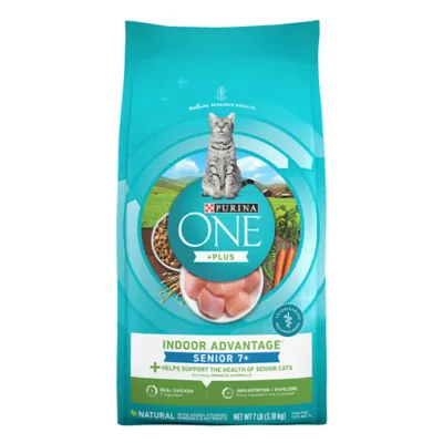 Product Purina ONE® +Plus Vibrant Maturity Senior Cat Dry Food - Chicken, Natural