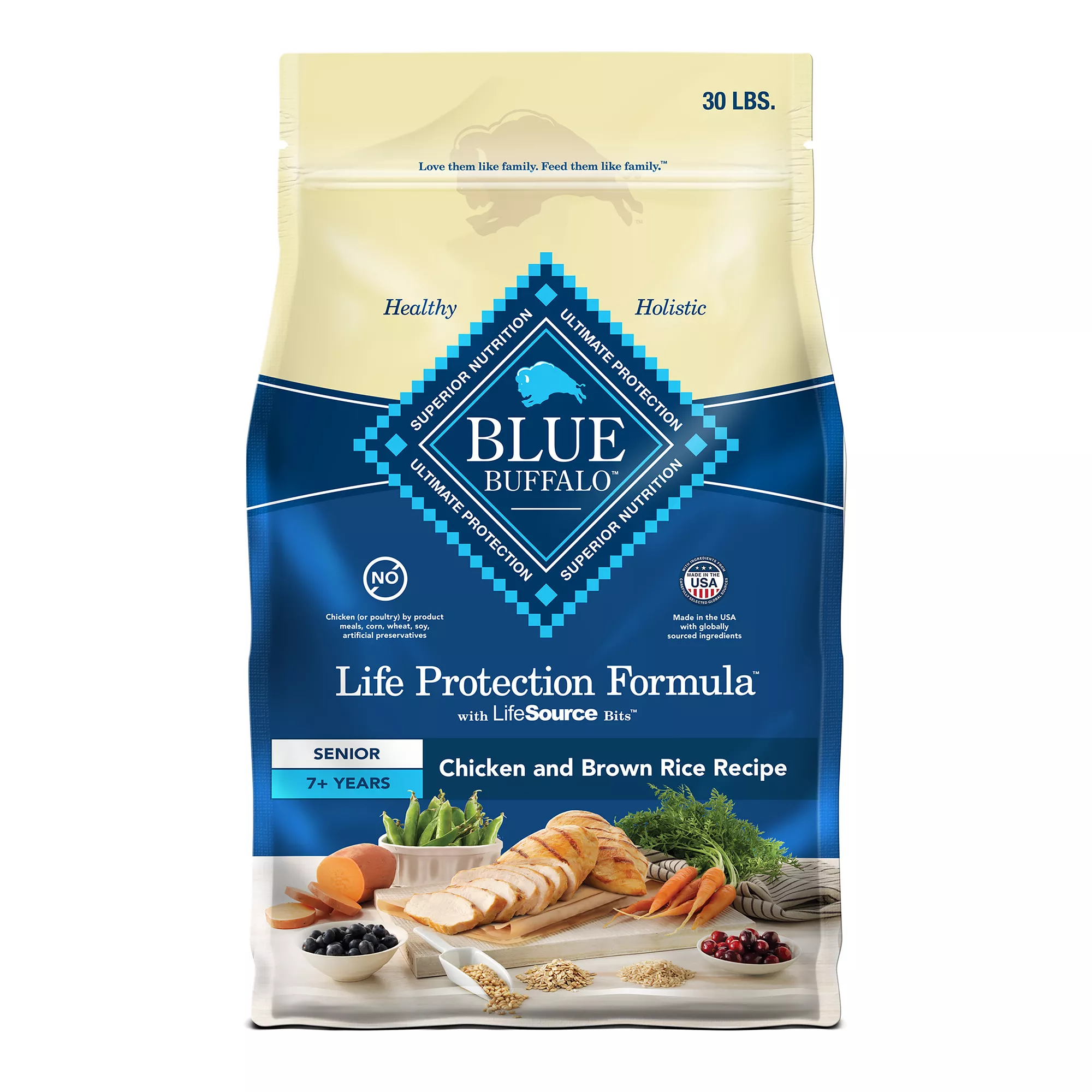 Blue Buffalo® Life Protection Formula&trade; Senior Dry Dog Food - Natural, Chicken