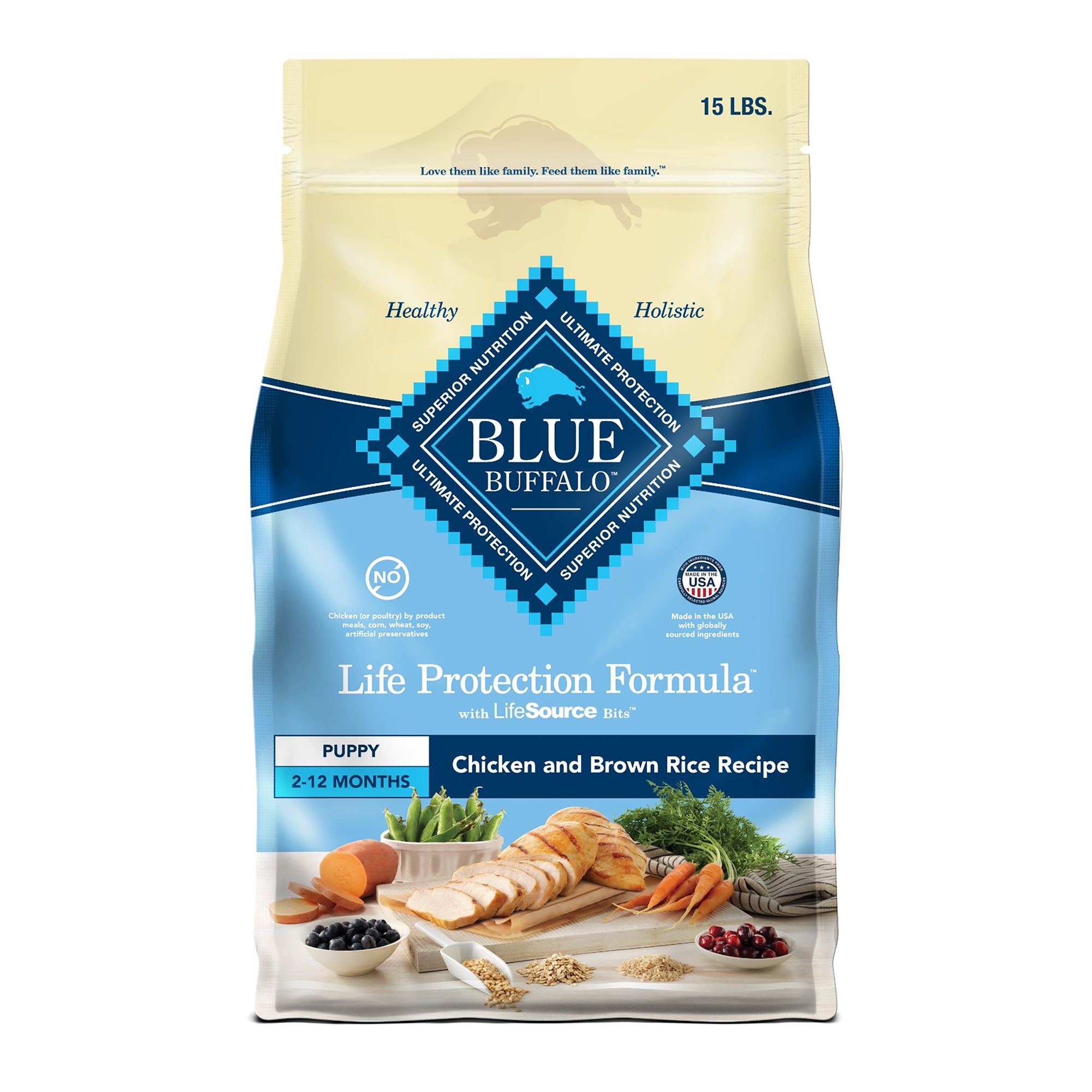 blue buffalo dog food lead