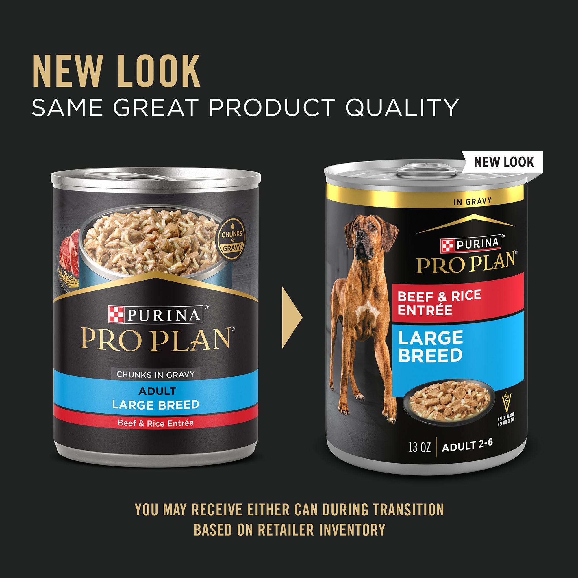 Purina Pro Plan Specialized Large Breed Adult Wet Dog Food - Beef