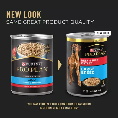 Product Purina Pro Plan Specialized Large Breed Adult Wet Dog Food - Beef & Rice, 13 oz