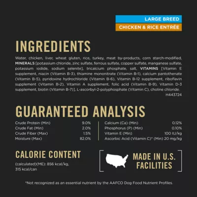 Product Purina Pro Plan Specialized Large Breed Adult Wet Dog Food - Chicken & Rice, 13 oz