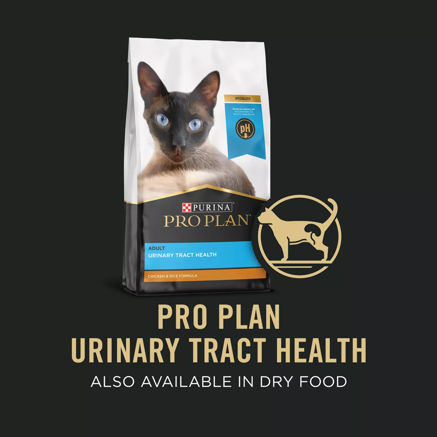 Wet cat food fashion for urinary tract health