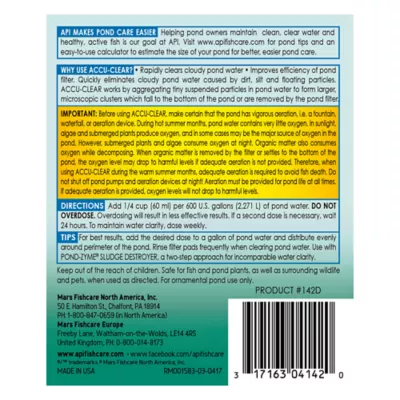 Product API® Accu-Clear Clarifier Pond Water Conditioner