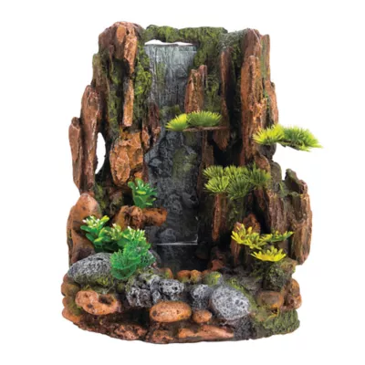 Product Top Fin® Mountain Cliff Waterfall Aquarium Ornament