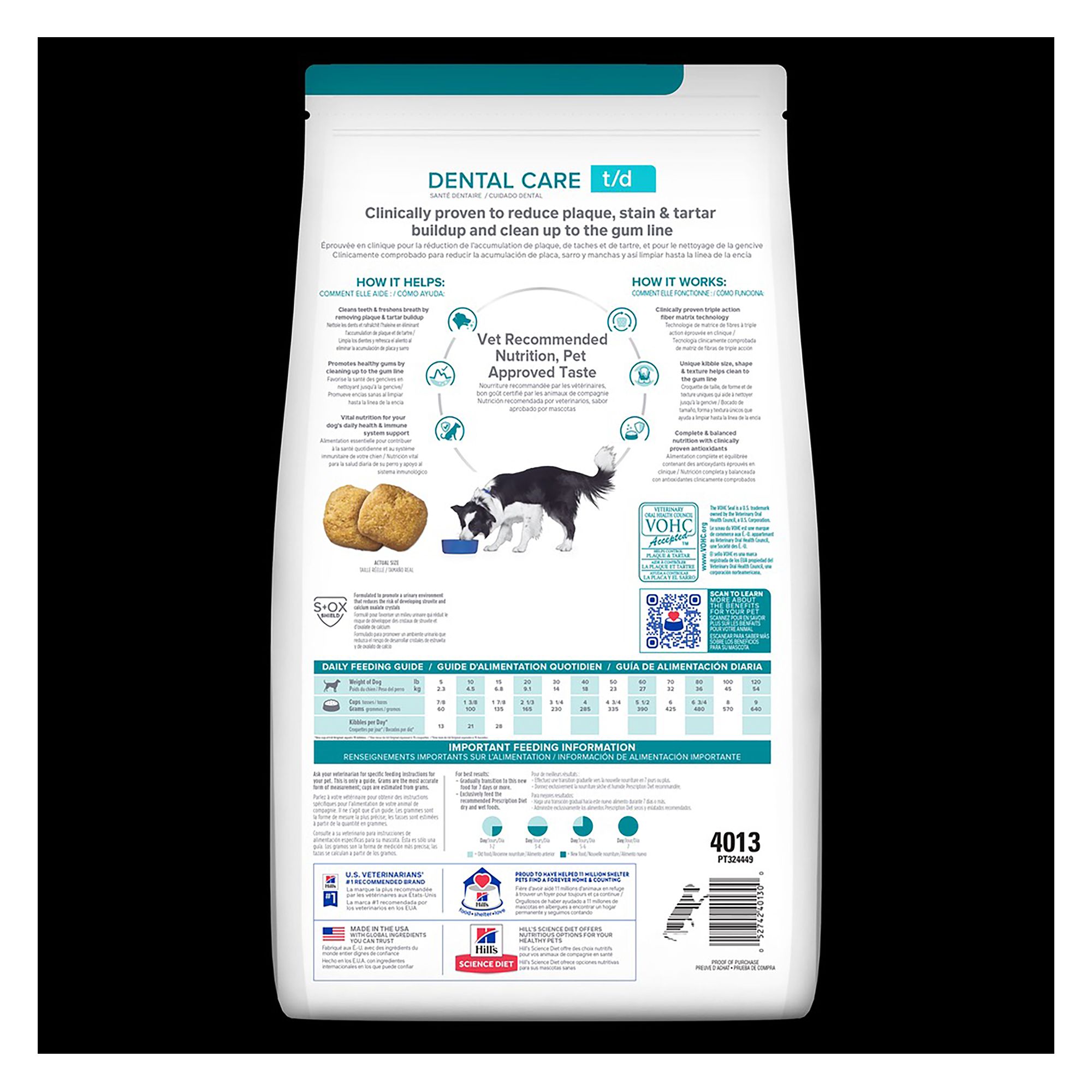 hills td dental dog food