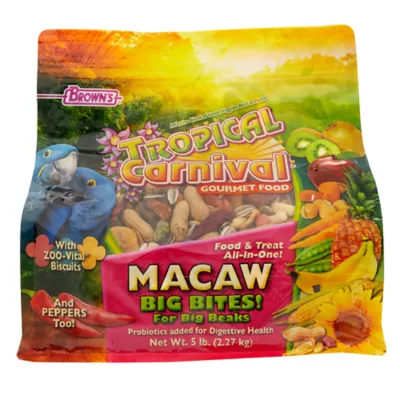 Product Brown's® Tropical Carnival® Gourmet Big Bites Macaw Food