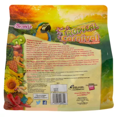 Product Brown's® Tropical Carnival® Gourmet Big Bites Macaw Food