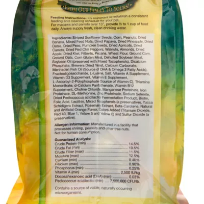 Product Brown's® Tropical Carnival® Gourmet Big Bites Macaw Food